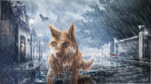 Rainy Night In The Animals Of Farthing Wood Wallpaper