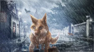 Rainy Night In The Animals Of Farthing Wood Wallpaper