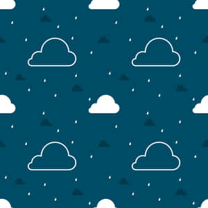 Rainy Weather Pattern Background Wallpaper