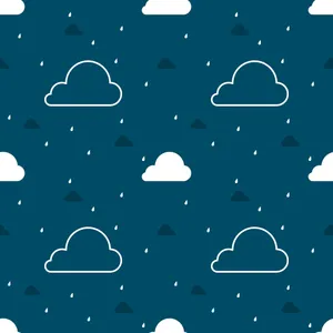 Rainy Weather Pattern Background Wallpaper