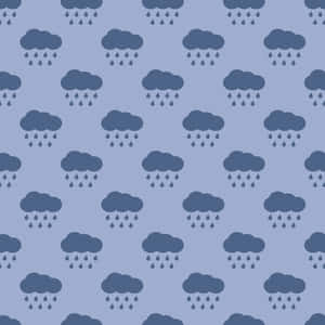 Rainy Weather Pattern Background Wallpaper