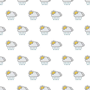 Rainy Weather Pattern Background Wallpaper