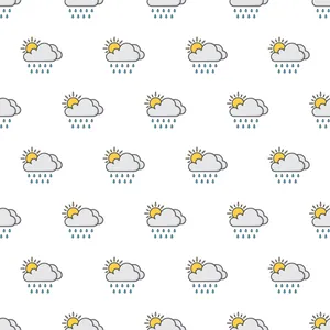 Rainy Weather Pattern Background Wallpaper