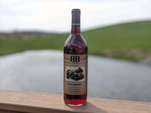 Raise A Glass Of Blackberry Wine Wallpaper