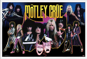 Raising Hell On The Stage With Motley Crue Wallpaper