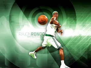 Rajon Rondo Passing The Basketball Wallpaper