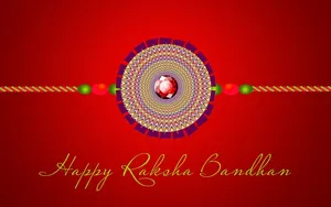 Raksha Bandhan Festival Greeting Wallpaper