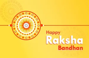 Raksha Bandhan Festival Greeting Wallpaper