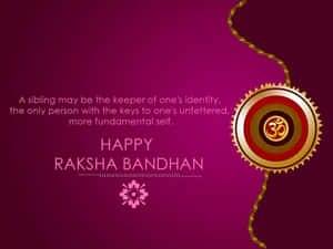 Raksha Bandhan Festival Greeting Wallpaper