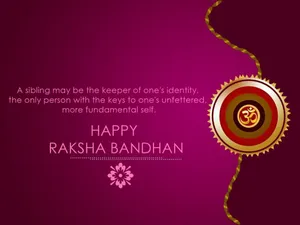 Raksha Bandhan Festival Greeting Wallpaper