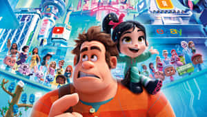 Ralph Breaks The Internet Characters Wallpaper