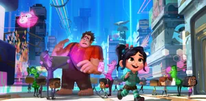 Ralph Breaks The Internet Main Characters Wallpaper