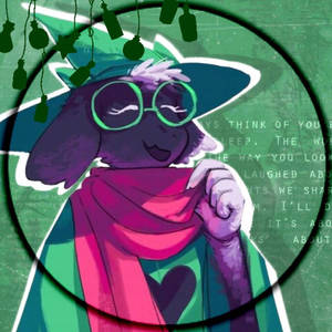 Ralsei Aesthetic Portrait Wallpaper