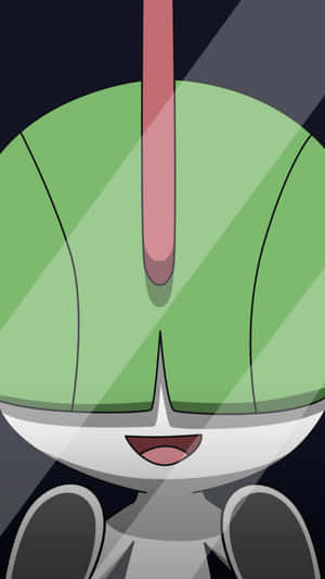 Ralts Behind Glass Wallpaper