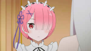 Ram From Re: Zero In A Beautiful Landscape Wallpaper