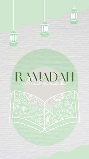 Ramadan Mubarak Greeting Card Wallpaper