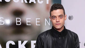 Rami Malek At An Event Wallpaper