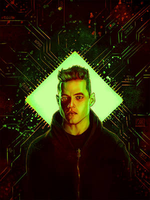 Rami Malek Digital Art Wallpaper