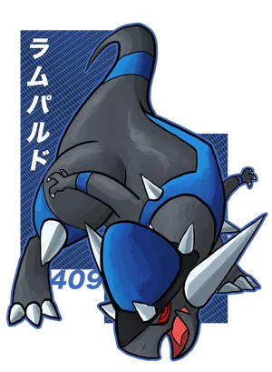 Rampardos Screeching Wallpaper