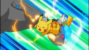 Rampardos Versus Pikachu Wallpaper