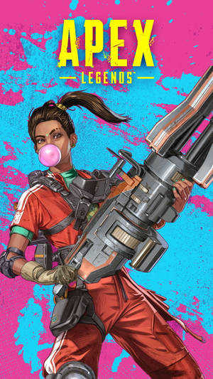 Rampart Defensive Character Apex Legends Phone Wallpaper