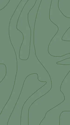 Random Green Lines Pattern Cute Sage Green Wallpaper