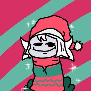 Random Pfp Green And Red Elf Wallpaper