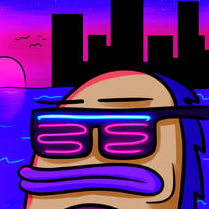 Random Pfp Of Fish With Sunglasses Wallpaper