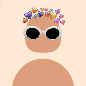 Random Pfp With Sunglasses And Hearts Wallpaper