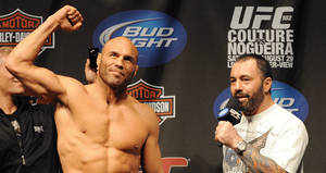 Randy Couture Flexing Wallpaper