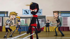 Randy Cunningham 9th Grade Ninja Dual Wielder Wallpaper