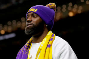 Randy Moss L S U Beanieand Scarf Wallpaper