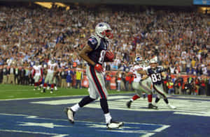 Randy Moss New England Patriots Game Wallpaper