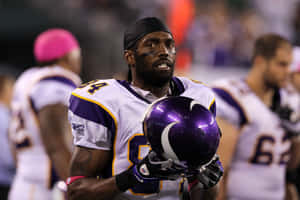 Randy Moss Vikings Game Focus Wallpaper