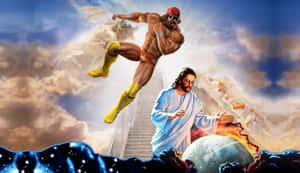 Randy Savage In Heaven Wallpaper