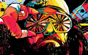 Randy Savage Vector Art Wallpaper