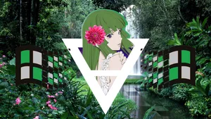 Ranka Lee Singer Vaporwave Anime Wallpaper