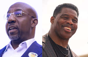 Raphael Warnock And Herschel Walker Wallpaper