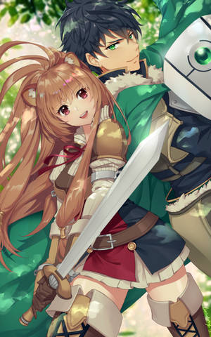 Raphtalia And Naofumi The Rising Of The Shield Hero Wallpaper