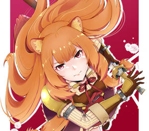 Raphtalia Pink Background Wallpaper