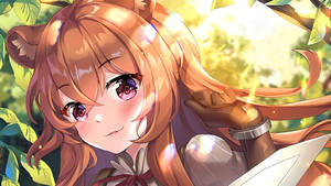 Raphtalia Tate No Yuusha Green Background Wallpaper