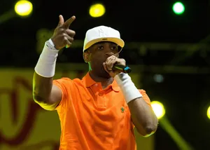 Rapper Performance Stage Lights Wallpaper