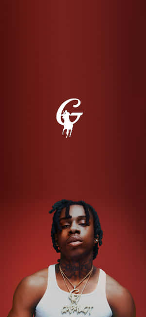 Rapper Red Backdrop Portrait Wallpaper