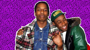 Rappers Tyler, The Creator And A$ap Rocky Wallpaper