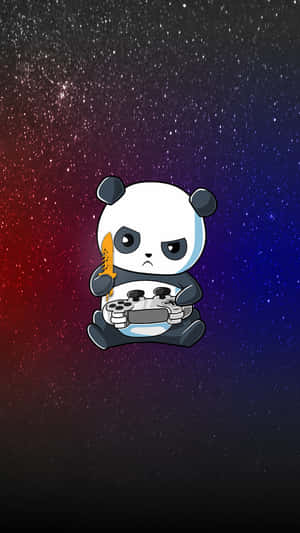 Rare Panda Playing Wallpaper