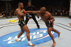 Rashad Evans In Action In Ufc Wallpaper