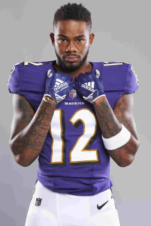 Rashod Bateman Baltimore Ravens Portrait Wallpaper