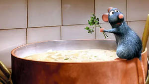 Ratatouille Holding Basil Wallpaper