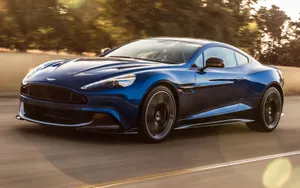 Ravishing Aston Martin Vanquish In Full Glory Wallpaper