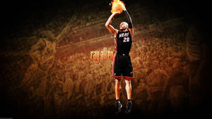 Ray Allen Fire Shot Wallpaper